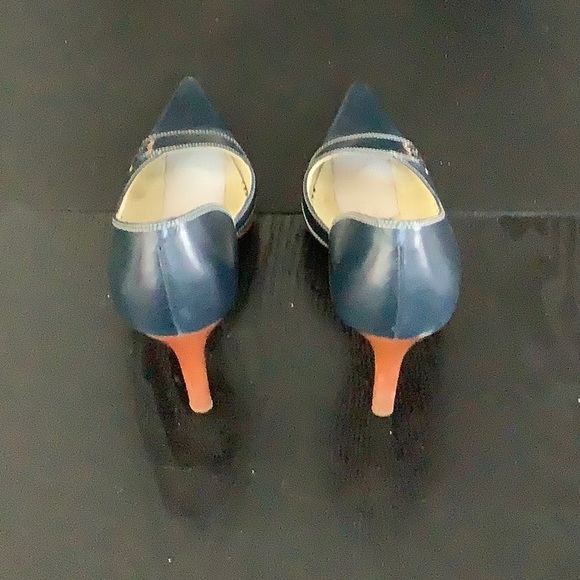 Lauren by Ralph Lauren Lexi navy blue heel size 7 - Picture 4 of 6